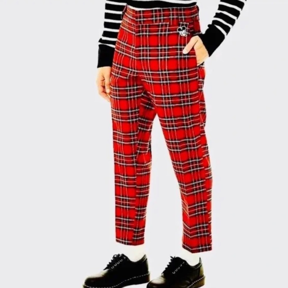 Red Plaid Pants